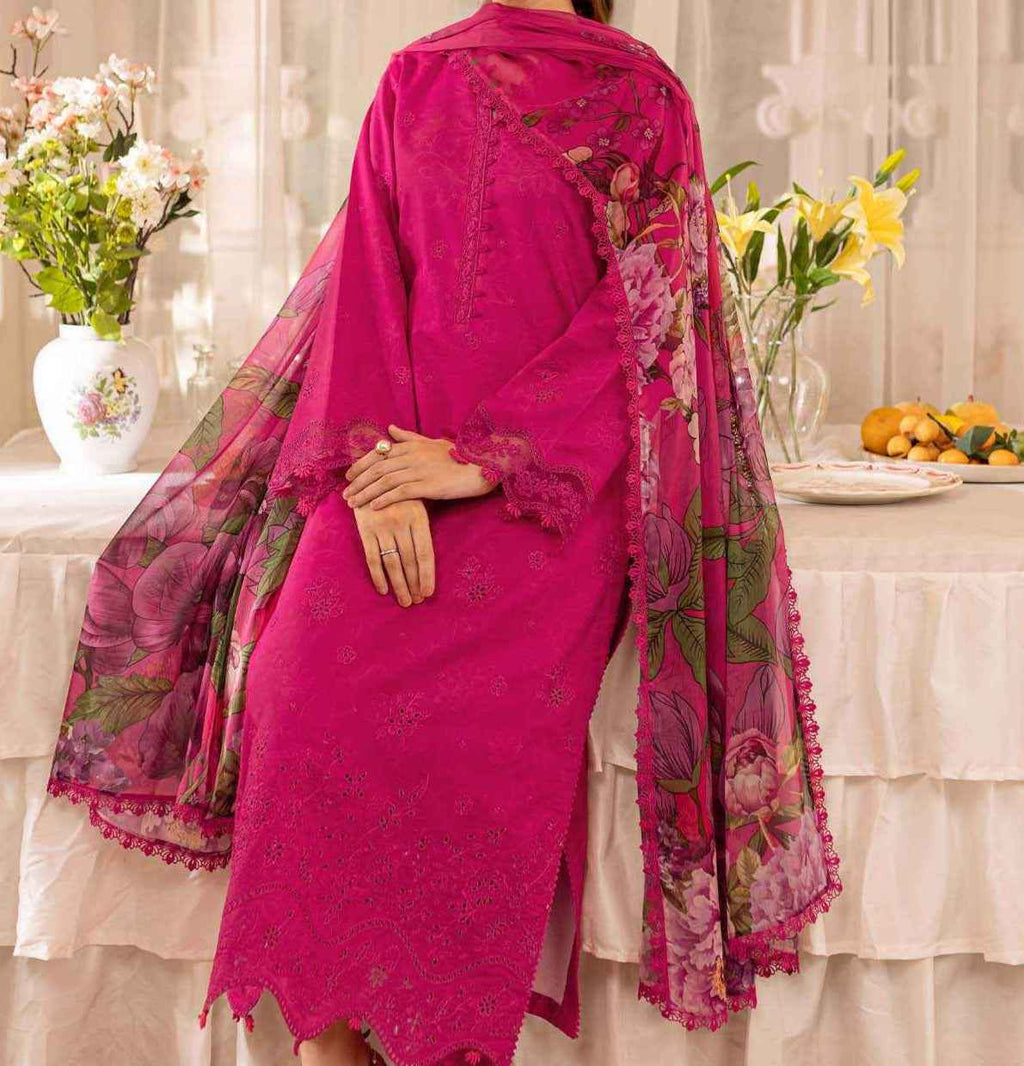 Best Selling - Aster 3Pc- Embroidered Dress