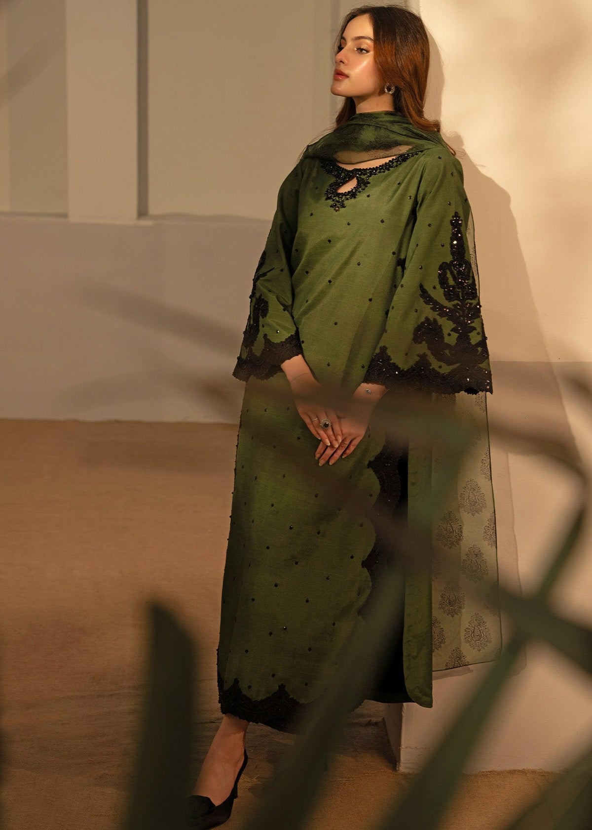 Best Selling - Hinaar - 03 pc stitched suit
